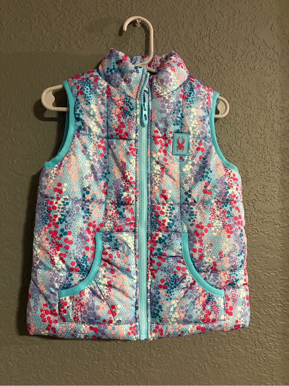 Spyder Girls Puffer Vest Size 3T – Colorful Winter Vest